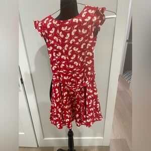 Cute Spring Floral Dress with belt-Polo Ralph Lauren